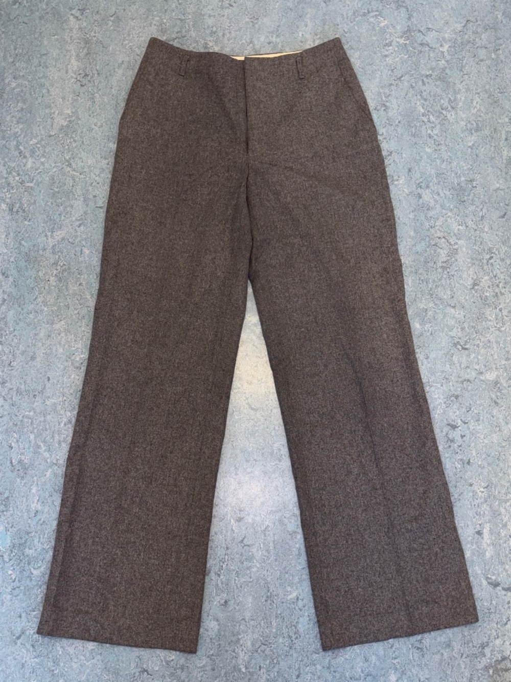 Banana Republic Stretch Gray Wool Blend Trouser Pants Size 4